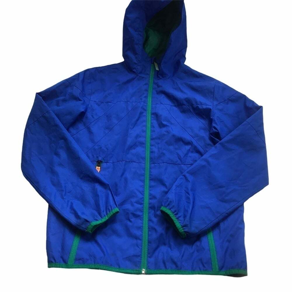 Champion Women's Size Large Blue Fully Lined Windbreaker Jacket Coat 228